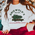 Griswold  Family Christmas Sweatshirt | Vintage Christmas Tree Farm Family Gildan 18000 Sweatshirt