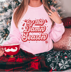 Tis the Damn Season Christmas Taylor Swift Gildan 18000 Sweatshirt