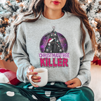 Christmas Tree Killer Black Cat Christmas Gildan 18000 Sweatshirt
