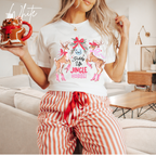 🤠🎄 Giddy Up Jingle Horse | Western Reindeer Discoball Christmas Bella Canvas 3001 Tshirt