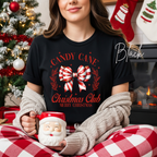 Candy Cane Christmas Club Bella Canvas 3001 Tshirt