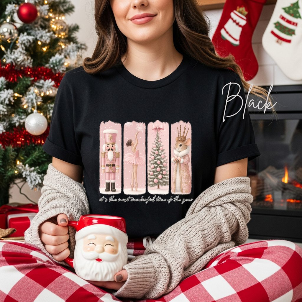 The Most Wonderful Time of the Year Nutcracker Christmas Bella Canvas 3001 Tshirt