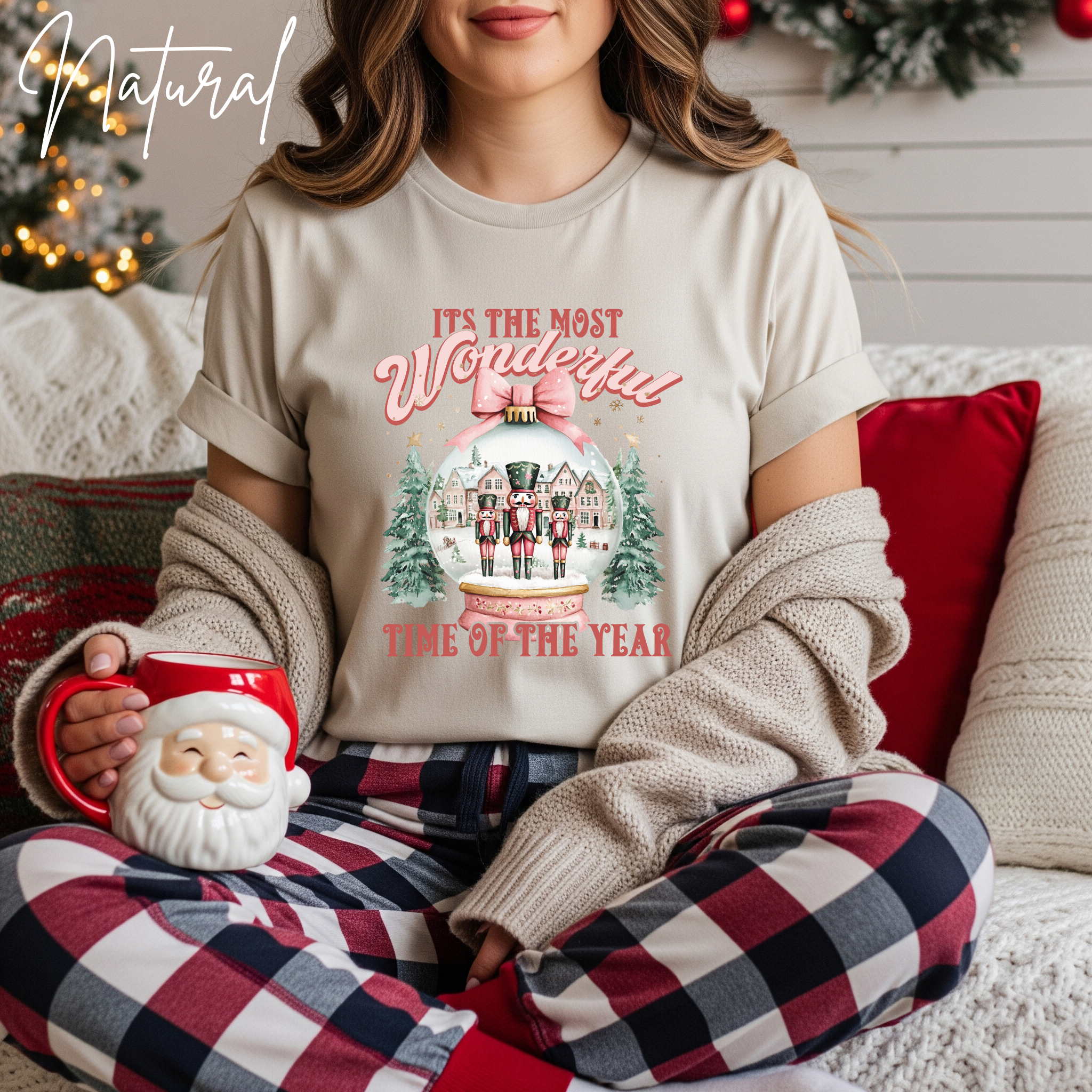 Most Wonderful Time of the Year T-Shirt 🎄 | Nutcracker Snow Globe Christmas Bella Canvas 3001 Tshirt
