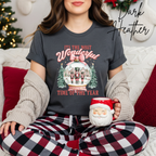 Most Wonderful Time of the Year T-Shirt 🎄 | Nutcracker Snow Globe Christmas Bella Canvas 3001 Tshirt