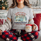 🎄🚚 Wet Bandits Plumbing & Heating Christmas Tee | Harry & Marv Holiday Parody Bella Canvas Shirt 🚰🎅
