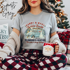 🎄🚚 Wet Bandits Plumbing & Heating Christmas Tee | Harry & Marv Holiday Parody Bella Canvas Shirt 🚰🎅