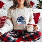Polar Express Christmas Bella Canvas 3001 Tshirt