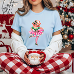 🎀 “Candy Cane Christmas Cutie” | Bella Canvas Vintage Cartoon Christmas T-Shirt🎀