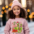 Grinch Christmas Sweatshirt | Merry Grinchmas Holiday Gildan 18000B Sweatshirt