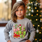 Grinch Christmas Sweatshirt | Merry Grinchmas Holiday Gildan 18000B Sweatshirt