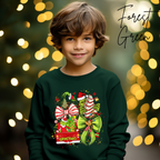 Grinch Christmas Sweatshirt | Merry Grinchmas Holiday Gildan 18000B Sweatshirt