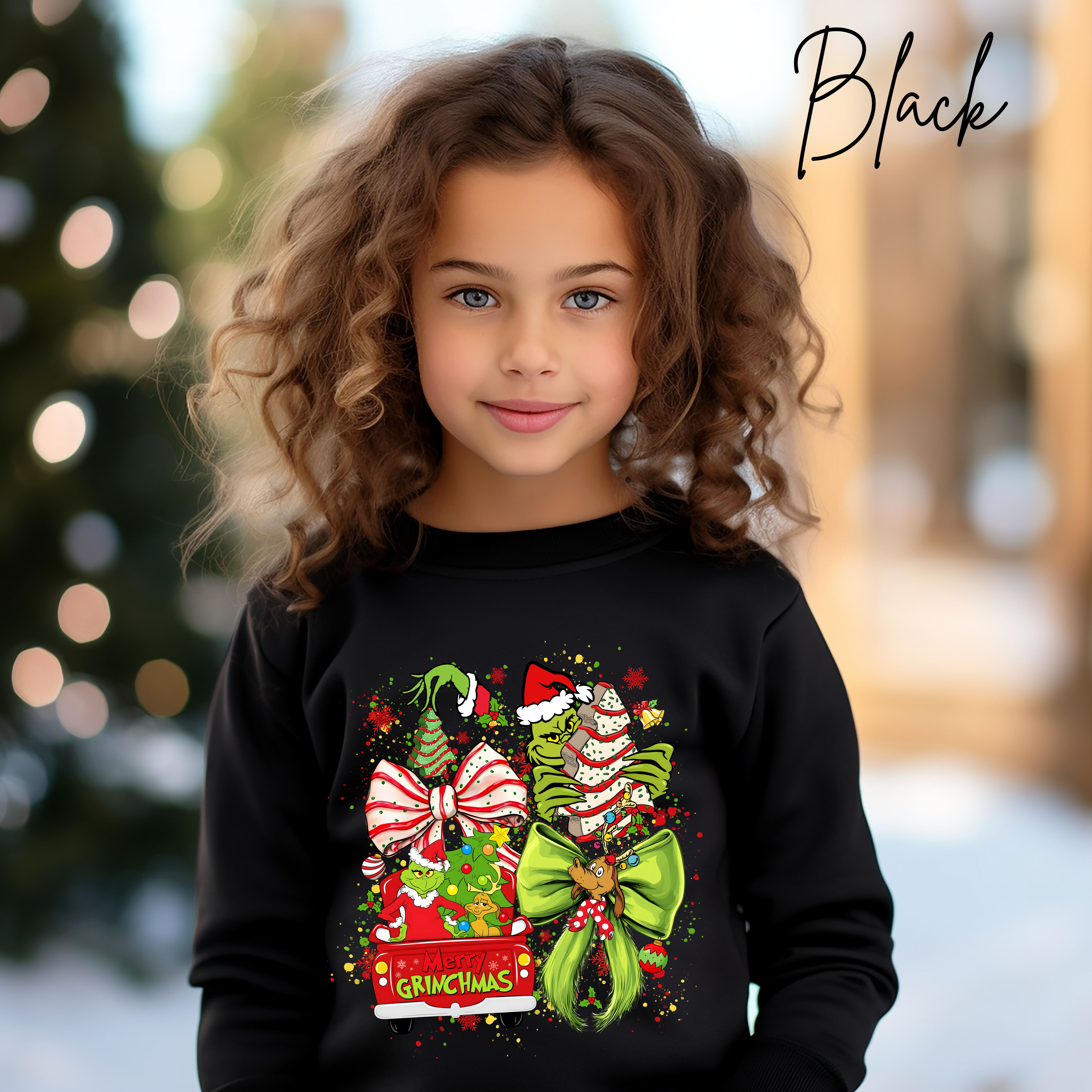 Grinch Christmas Sweatshirt | Merry Grinchmas Holiday Gildan 18000B Sweatshirt