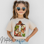 Christmas Squad Kids Tshirt | Classic Holiday Icons Circle Design Bella Canvas 3001Y T-shirt