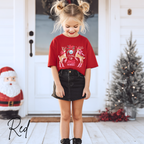 🐴🎄 Kids Giddy Up Jingle Horse Christmas T-Shirt | Cute Cowboy Holiday Bella Canvas 3001Y Tee