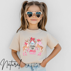 🐴🎄 Kids Giddy Up Jingle Horse Christmas T-Shirt | Cute Cowboy Holiday Bella Canvas 3001Y Tee