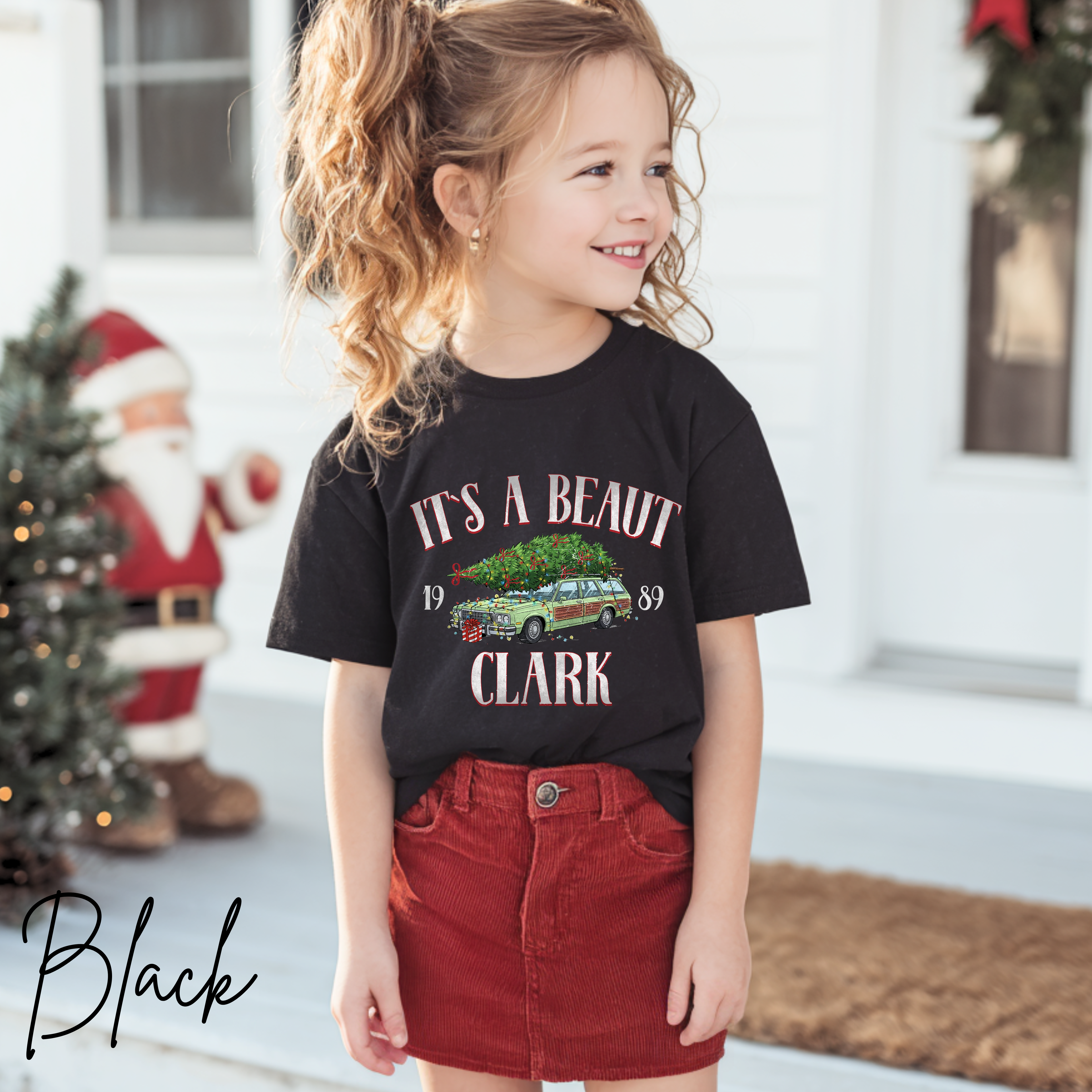 Kids “It’s a Beaut, Clark” Christmas T-Shirt 🎄🚗🎁 | Cute Griswold Wagon Holiday Bella Canvas 3001YTee