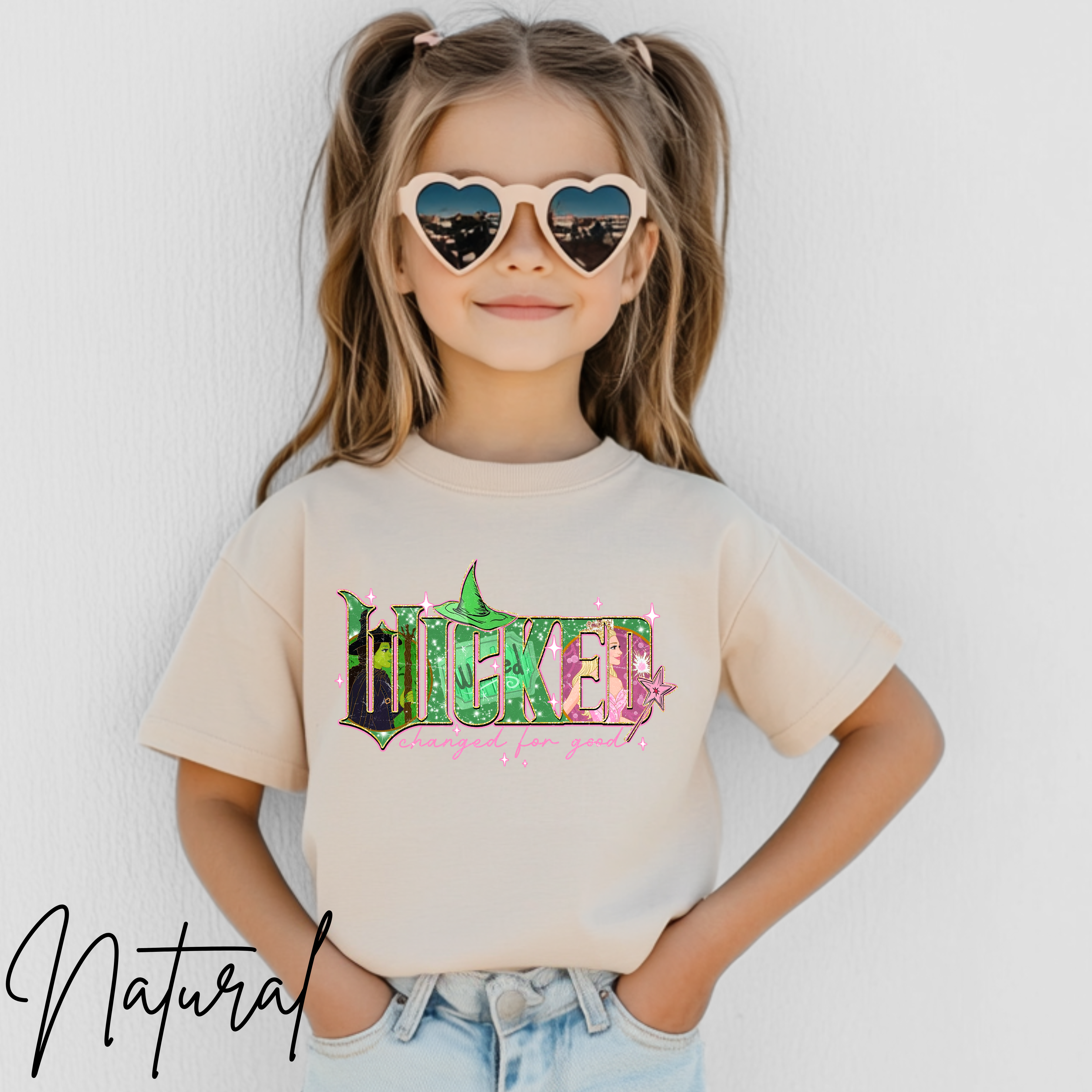 💚✨🎀 Wicked Kids Graphic Tee –Hidden Character Bella Canvas 3001Y Tshirt💚✨🎀