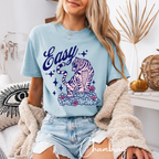 Relaxed ‘Easy Tiger’ Graphic Tee 😌🐅 – Comfort Colors 1717 Easy Tiger Shirt