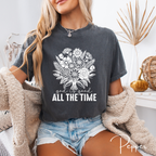 🌼 God Is Good All The Time – Floral Christian Tee | Comfort Colors 1717  Tshirt 🌼