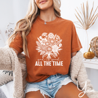 🌼 God Is Good All The Time – Floral Christian Tee | Comfort Colors 1717  Tshirt 🌼