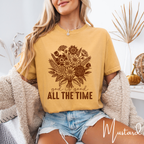 🌼 God Is Good All The Time – Floral Christian Tee | Comfort Colors 1717  Tshirt 🌼