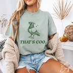 “COO.” Pigeon Shirt 🕶️🐦 | Funny Comfort Colors 1717 Tee | Cool Pigeon Graphic Tshirt