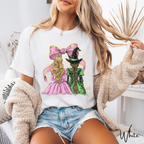 Comfort Colors 1717 Tee 💚✨ Glinda & Elphaba Inspired Design 👯‍♀️🎀 Coquette Bow Aesthetic Shirt