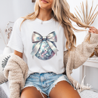 ✨ Coquette Disco Ball Tee | New Year Sparkle & Year-Round Glam ✨ Comfort Colors 1717 Tshirt ✨