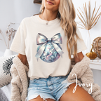 ✨ Coquette Disco Ball Tee | New Year Sparkle & Year-Round Glam ✨ Comfort Colors 1717 Tshirt ✨