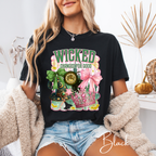 ✨ Wicked “Defying Gravity” Comfort Colors 1717 Tee 🌙💚💗 | Front & Back Magical Coquette Design 🧙‍♀️🎀