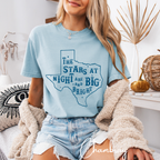 Texas Stars Shirt 🌟 | Comfort Colors 1717 Western Graphic Tee | Country Song Tshirt