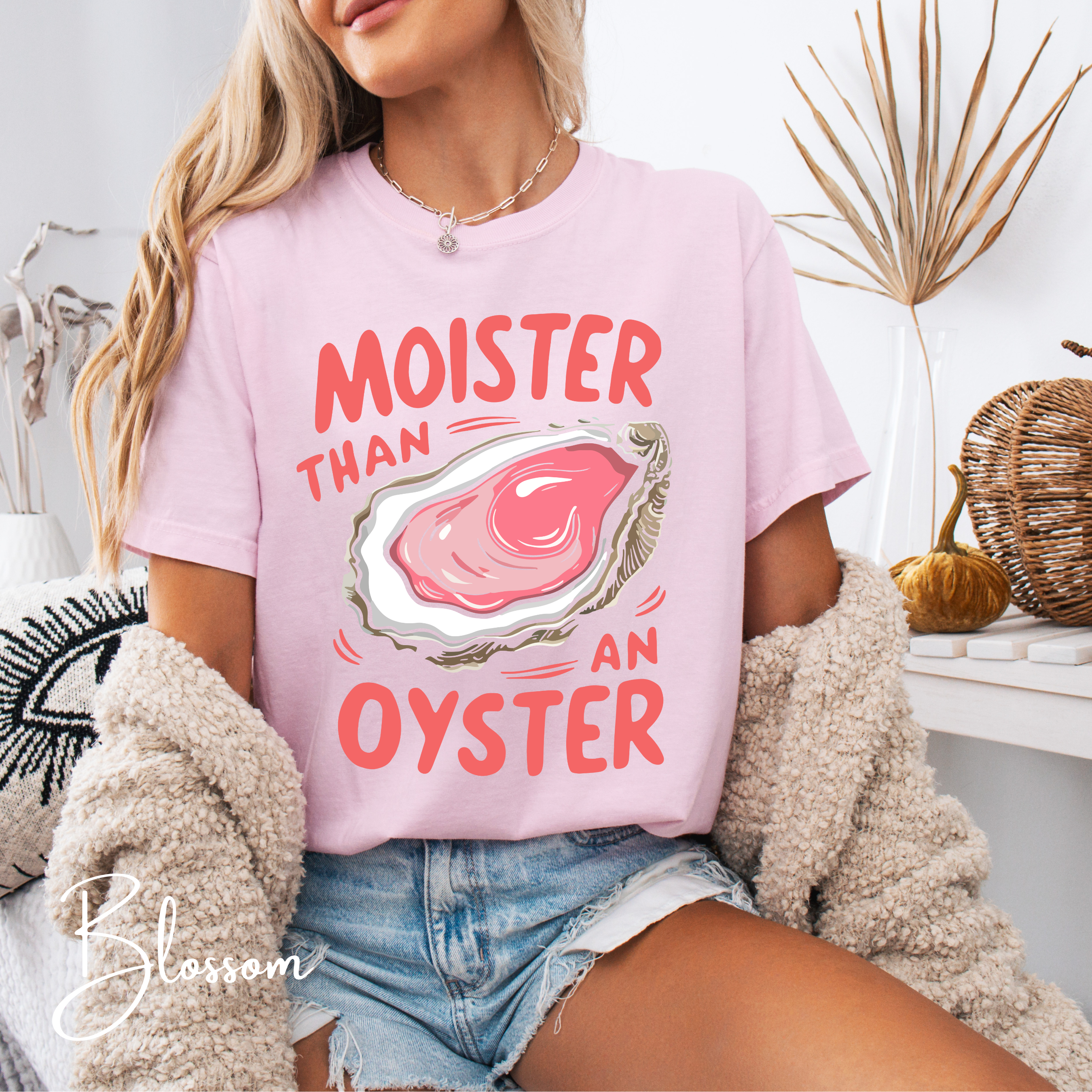 🦪 Moister Than a Oyster Tee | Comfort Colors 1717 | Big Shucked Oyster Graphic 😎