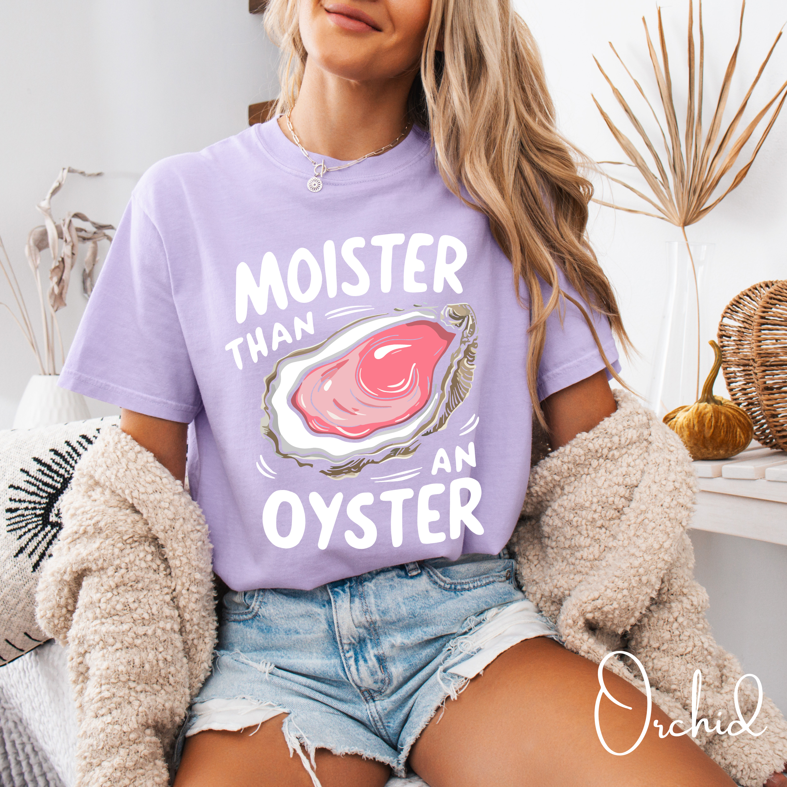 🦪 Moister Than a Oyster Tee | Comfort Colors 1717 | Big Shucked Oyster Graphic 😎