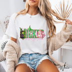 Comfort Colors 1717 Tee 💚✨ “WICKED Changed for Good” Inspired Design 👯‍♀️🎀 Witchy Duo Letter Art Shirt