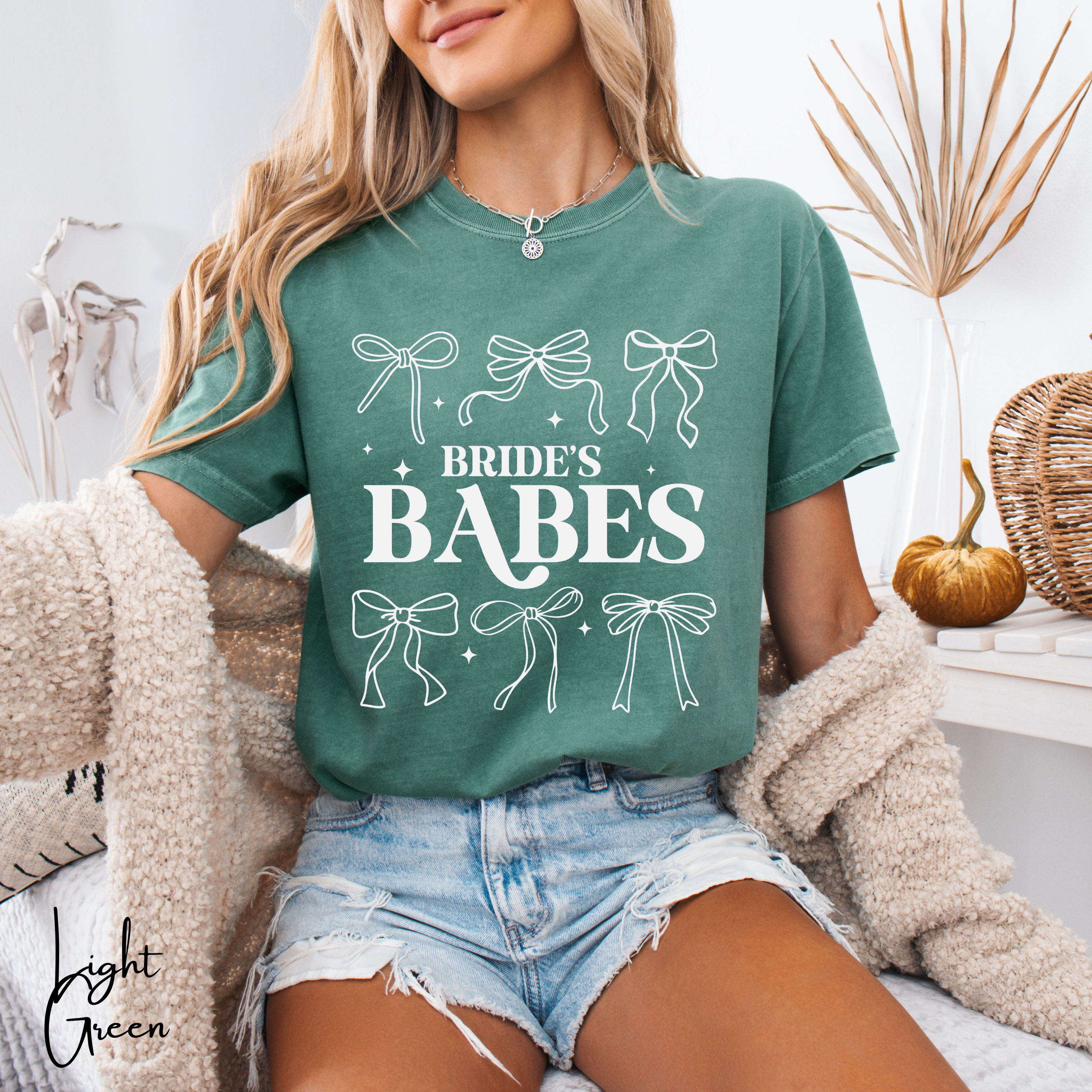 Bride & Brides Babes Coquette Bow Bachelorette Party Tees 👰✨ Comfort Colors 1717 Bride Tshirts