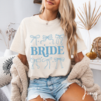 Bride & Brides Babes Coquette Bow Bachelorette Party Tees 👰✨ Comfort Colors 1717 Bride Tshirts