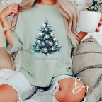 ✨🌲 Tis the Season to Sparkle Christmas Shirt – Disco Ball Christmas Tree Tee • Retro Festive Holiday Sparkle Comfort Colors 1717 Tshirt