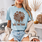 🌼 God Is Good All The Time – Floral Christian Tee | Comfort Colors 1717  Tshirt 🌼