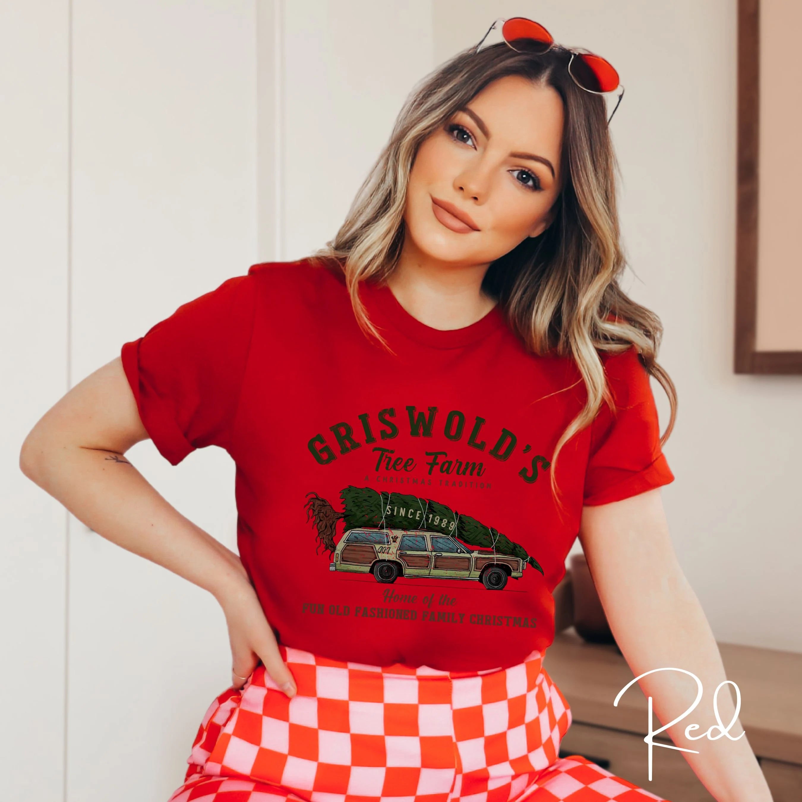 Griswold Family Christmas Tree Farm Bella Canvas 3001 Tshirt