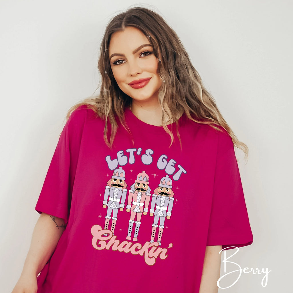 Let's Get Crackin Christmas Nutcrackers Bella Canvas 3001 Tshirt