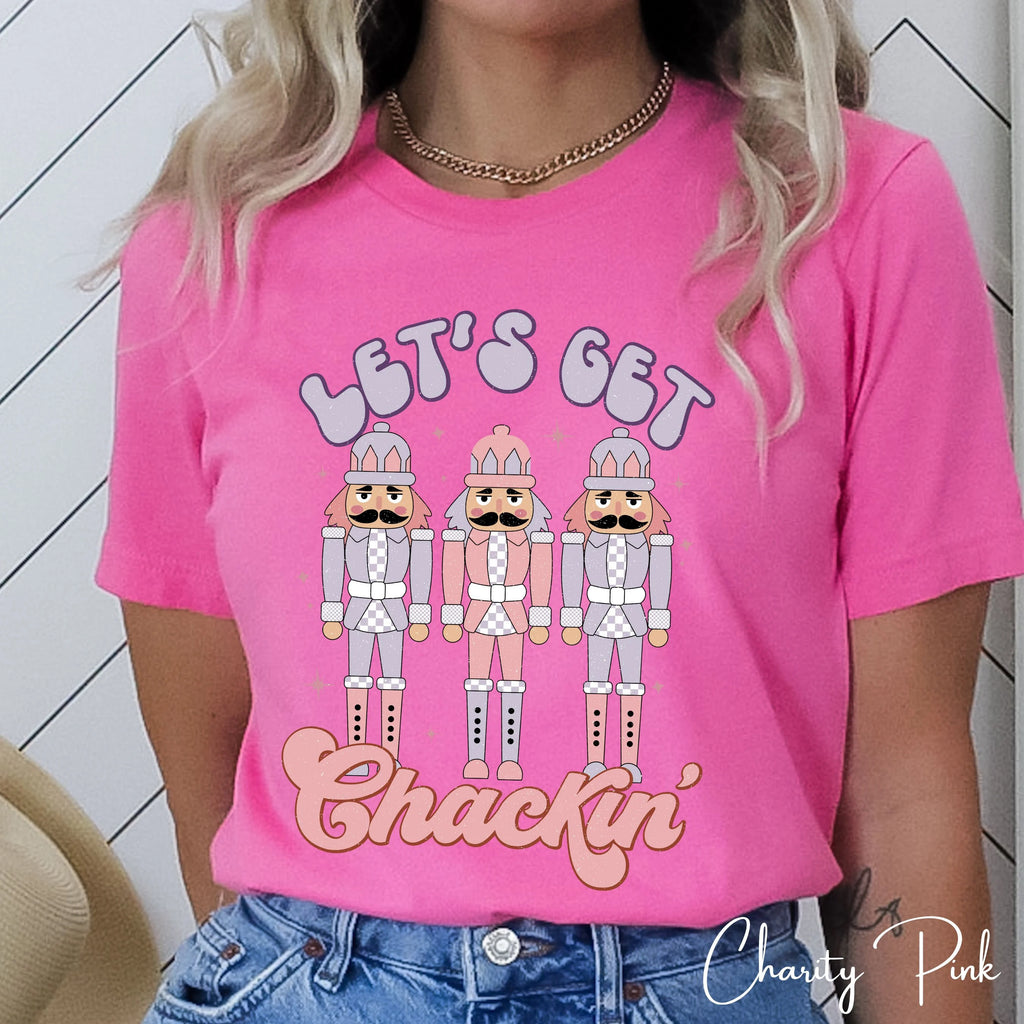 Let's Get Crackin Christmas Nutcrackers Bella Canvas 3001 Tshirt