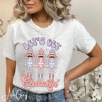 Let's Get Crackin Christmas Nutcrackers Bella Canvas 3001 Tshirt