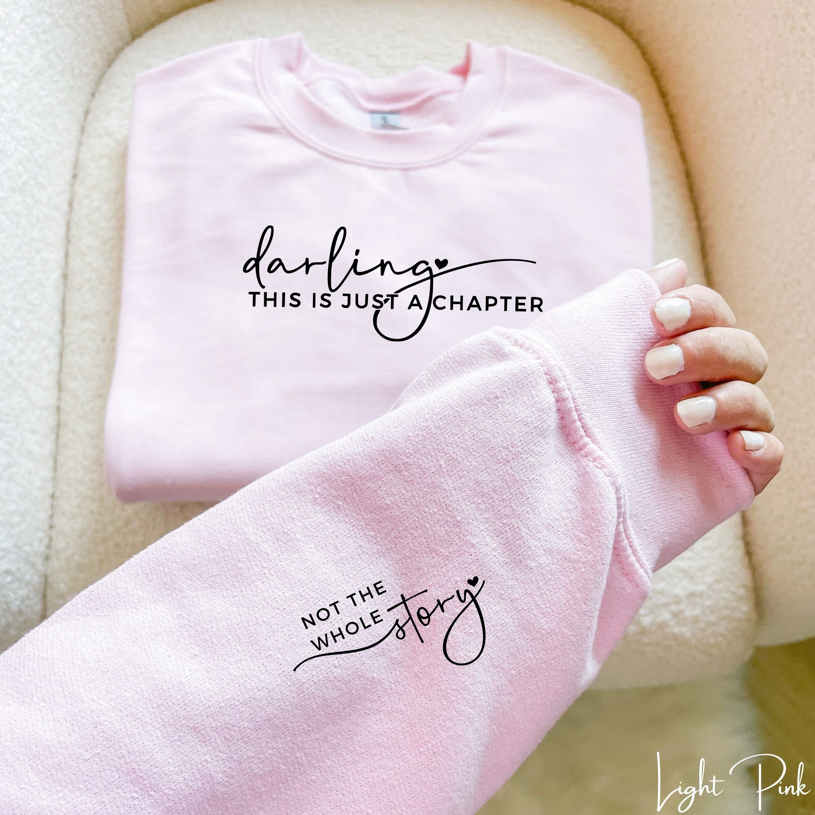 Darling, This Is Just a Chapter Mental Health Double-Print Gildan 18000 Sweatshirt