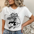 ✨ “That Witch” Vintage 50s Pin-Up Witch Tee – Bella + Canvas 3001 🧹💋✨