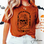 Floral Skull Empowerment Tee – Bella + Canvas 3001 | “You’re Not Alive to Please These Motherf*ckers”  Bella Canvas Shirt 🌸💀🔥