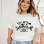 Evil Queens Apple Orchard Tee 🍎💀 | “You Pick ’Em, We Poison ’Em” Fairytale Villain Bella Canvas 3001  T-Shirt