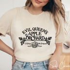 Evil Queens Apple Orchard Tee 🍎💀 | “You Pick ’Em, We Poison ’Em” Fairytale Villain Bella Canvas 3001  T-Shirt