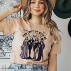 Women of Horror “You Can’t Sit With Us” Tee 👻🖤💋 | Morticia, Elvira, Bride of Frankenstein, Vampira & Lily Munster Bella Canvas 3001 Tshirt