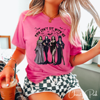 Women of Horror “You Can’t Sit With Us” Tee 👻🖤💋 | Morticia, Elvira, Bride of Frankenstein, Vampira & Lily Munster Bella Canvas 3001 Tshirt