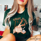 Howdy Witch T-Shirt | Cowgirl Witch in Cauldron Western Bella Canvas 3001 Tshirt